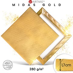 ARTMIE MIDAS pictură aurie pânză pe pânză pe cadru | dimensiuni diferite