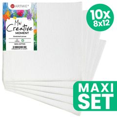 ARTMIE Mini set de pictură pe pânză pentru hobby - 10 bucăți