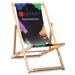ARTMIE Șezlong de grădină din lemn