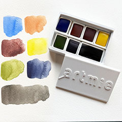 ARTMIE Solo Goya Watercolor Set - tonuri naturale