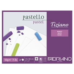 Bloc de hârtii albe pentru pastel FABRIANO Tiziano | dimensiuni diferite