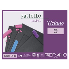 Bloc de hârtii negre pentru pastel FABRIANO Tiziano | dimensiuni diferite