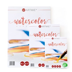 Bloc - hâartie pentru acuarele ARTMIE rough | formate diferite