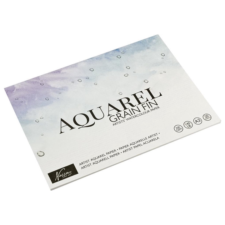 Bloc pentru acuarelă Nassau Fine Art A3 - 20 coli