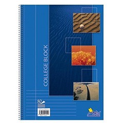 Caiet școlar-linii College block 80 coli | selectați formatul