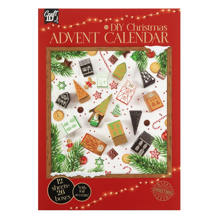 Calendar de Advent din hârtie DIY