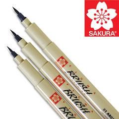 Marker decorativ SAKURA Pigma Brush | selectează nuanța