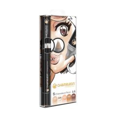 Carioci Chameleon Skin Tones - 5 buc
