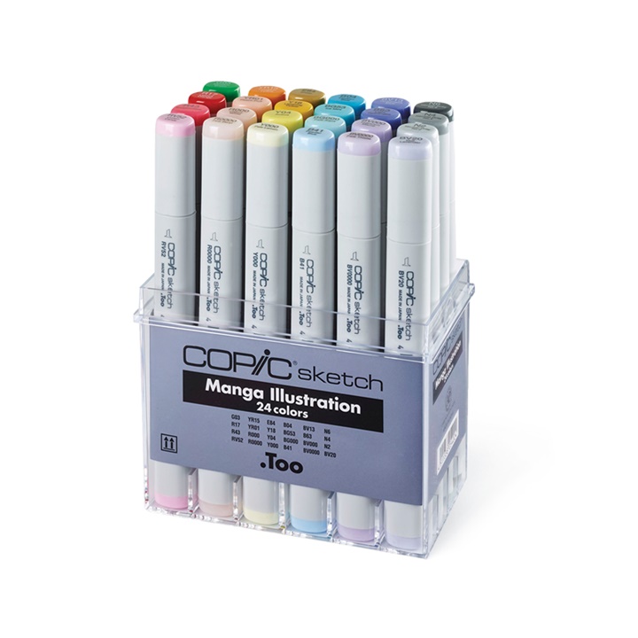 Carioci COPIC Sketch Ex-4 - set de 12 produse