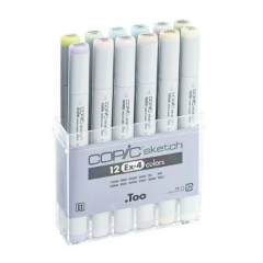 Carioci COPIC Sketch Ex-4 - set de 12 produse