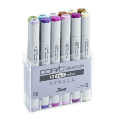 Carioci COPIC Sketch Ex-5 - set de 12 produse