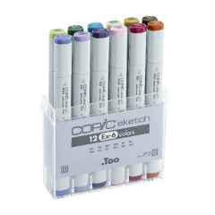 Carioci COPIC Sketch Ex-6 - set de 12 produse