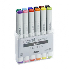 Carioci COPIC Sketch - set de 12 produse