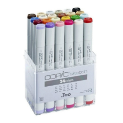 Markere COPIC Sketch - set de 24 produse