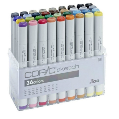 Carioci COPIC Sketch - set de 36 produse