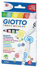Carioci GIOTTO Turbo Bicolor - 8 culori