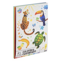 Carton colorat Moxy A5, 40 foi, 200 GSM