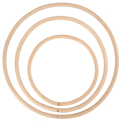 Cercuri din bambus - 3 bucăți
