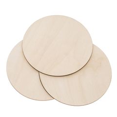 Cercuri din lemn pentru decorare 16,5 cm / set de 3