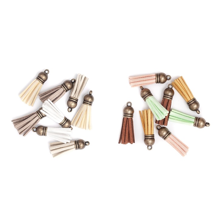 Ciucuri decorativi 8 piese-DP Craft | diverse culori