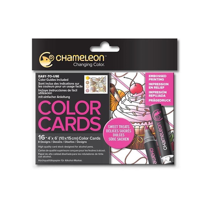 Color card Chameleon - Sweet Treats 16 buc