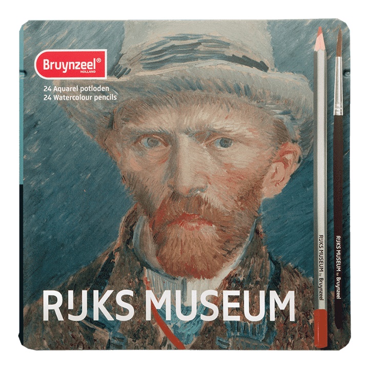 Creioane acuarele Bruynzeel Rijks Museum - 24 piese
