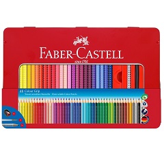 Creioane acuarele Faber-Castell / Grip set de 48 culori