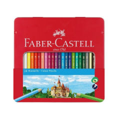 Creioane colorate Faber- Castell set de 24 de creioane colorate 