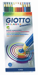 Creioane colorate GIOTTO STILNOVO AQUARELL - 12 culori