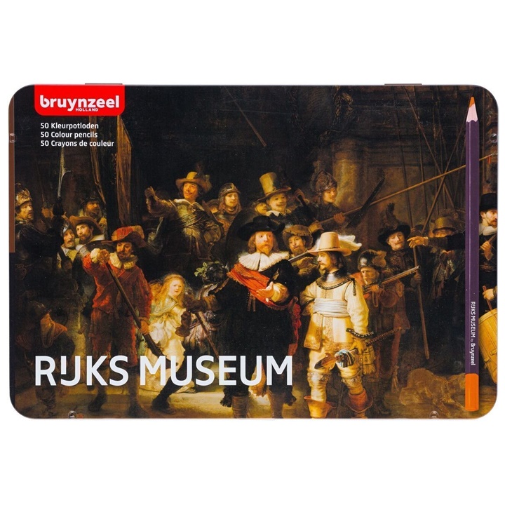 Creioane colorate Bruynzeel Rembrandt Harmensz 50 de bucăți