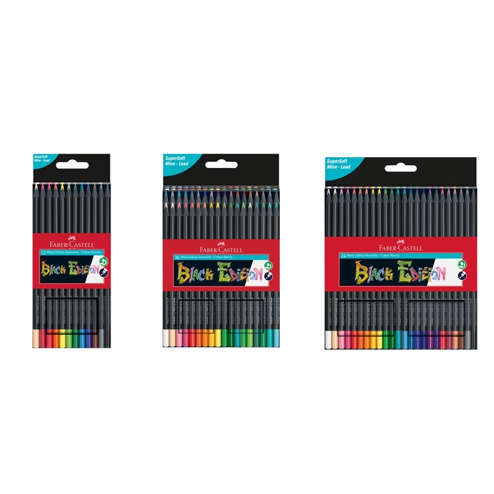 Creioane Faber Castell Black Edition | seturi diferite
