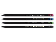 Creion grafit Blackline cu radieră HB