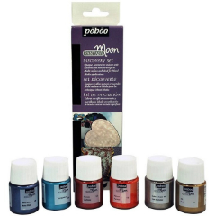 Culoare cu efect Pebeo Fantasy Moon Discovery set / 6 x 20 ml
