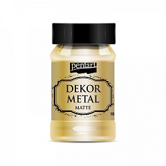 Culoare decorativa Pentart 100 ml metalic mat | culori diferite