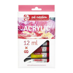Culori acrilice art creation - set 8 x 12 ml