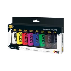 culori acrilice Kreul Solo Goya / set 8 x 20 ml