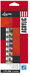 Culori acrilice LOUVRE 12x10ml 