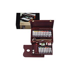 Culori acrilice Rembrandt box master/20x40ml+accesorii