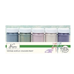 Culori acrilice Vintage Nassau Fine Art 5x80 ml
