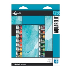 Culori acuarel LOUVRE 24x12ml