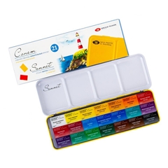 Culori acuarelă set Sonnet 21 buc în cutie 