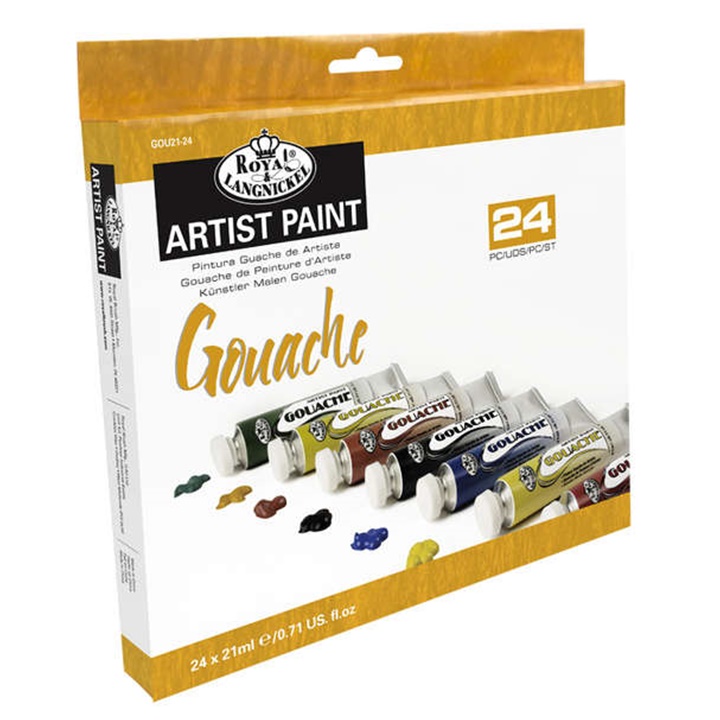 Culori guașe ARTIST Paint 24 x 21ml