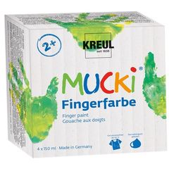 Culori pentru pictura cu degete MUCKI - KREUL 4 x 150 ml