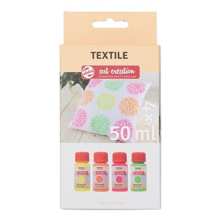 Culori textile Neon Talens Art Creation - set 4 x 50 ml