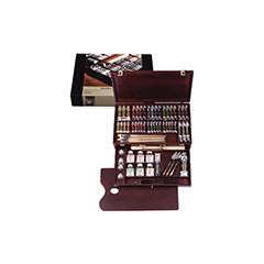 Culori ulei Rembrandt box excellent / 41 culori + accesorii
