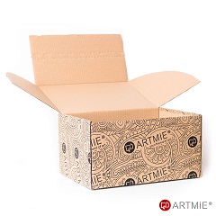 Cutie de carton cu imprimeu ARTMIE 10 buc | diferite dimensiuni