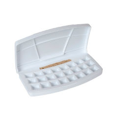 Cutie din plastic Van Gogh pentru culori acuarele - 24 recipiente   burete