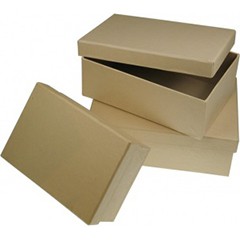 Cutie dreptunghiulară din carton | selectează dimensiunile