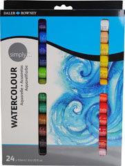 Daler- Rowney - set acuarele 24 x 12ml