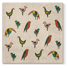 Eco servetele pentru decoupage Bird Friends - 1 buc